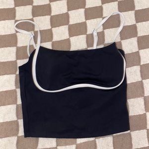 Gilly Hicks crop tank, built-in bra
